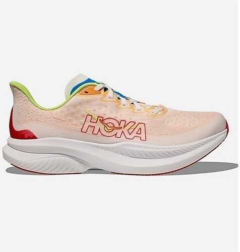 HOKA ONE ONE-MACH 6 Blanc / Orange / Vert AH 2024-0