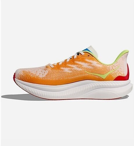 HOKA ONE ONE-MACH 6 Blanc / Orange / Vert AH 2024-1