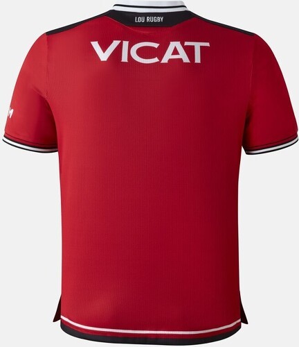 MACRON-Maillot LOU Rugby Extérieur Officiel Lyon Homme Rouge-0