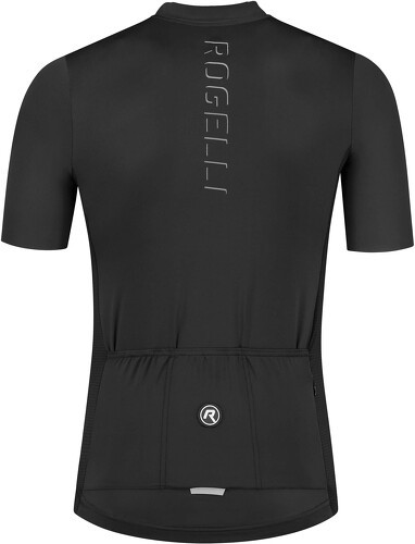 Rogelli-Maillot Manches Courtes Velo Distance - Homme - Noir-1