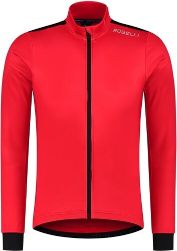 Rogelli-Maillot Manches Longues Velo Core - Homme - Rouge-0