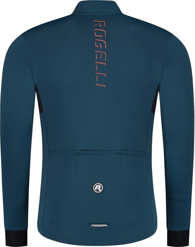 Rogelli-Maillot Manches Longues Velo Distance - Homme - Bleu-1