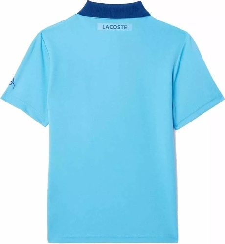 LACOSTE-Polo Lacoste Tennis Novak Djokovic Junior Bleu-1