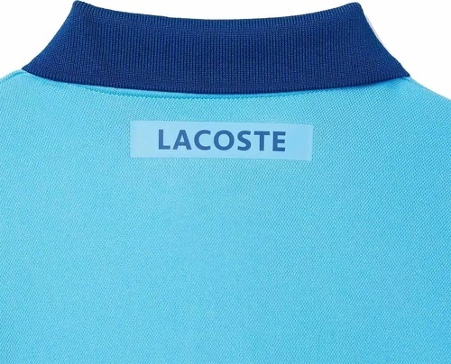 LACOSTE-Polo Lacoste Tennis Novak Djokovic Junior Bleu-3