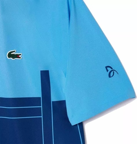 LACOSTE-Polo Lacoste Tennis Novak Djokovic Player Bleu / Marine-3