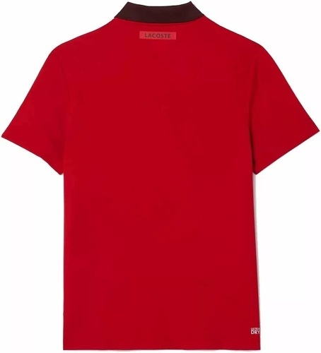 LACOSTE-Polo Lacoste Tennis Novak Djokovic Rouge Version Fan-1