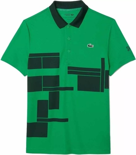 LACOSTE-Polo Lacoste Tennis Novak Djokovic Vert Version Fan-image-1