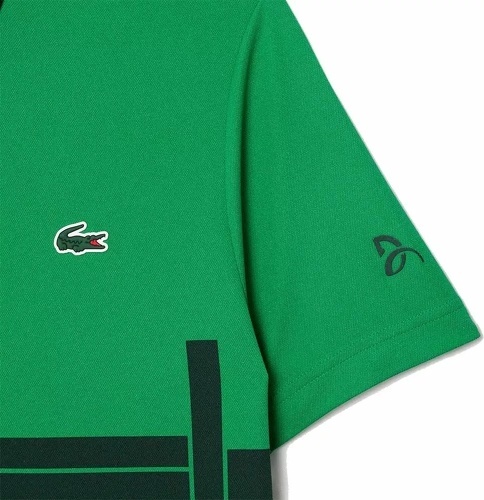 LACOSTE-Polo Lacoste Tennis Novak Djokovic Vert Version Fan-3