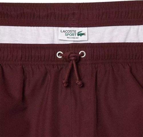 LACOSTE-Short Lacoste Sport Bordeaux-3