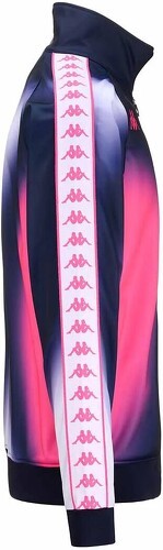 KAPPA-Sweat zippé Banda Anniston Kappa Stade Français Paris Officiel Rugby Bleu/Rose Homme-2