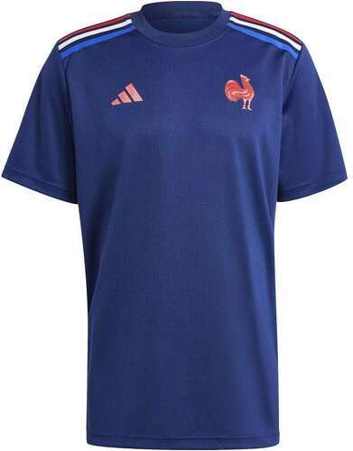 adidas-T-shirt supporter Domicile XV de France Adidas Bleu marine-0