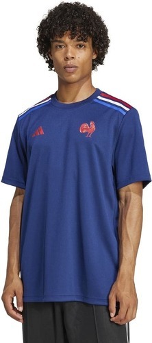 adidas-T-shirt supporter Domicile XV de France Adidas Bleu marine-2