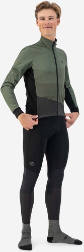 Rogelli-Veste Velo Manches Longues Hiver Tarax - Homme - Vert militaire-4