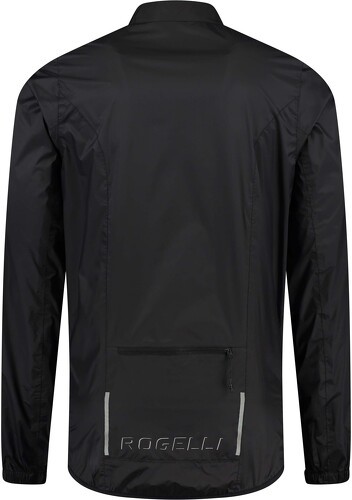 Rogelli-Veste Velo Manches Longues Pluie Vent Core - Homme - Noir-1