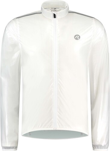 Rogelli-Veste Velo Manches Longues Pluie Vent Emergency - Homme - Blanc-0