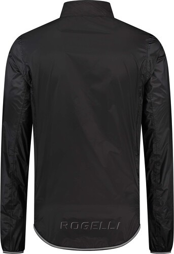 Rogelli-Veste Velo Manches Longues Pluie Vent Essential - Homme - Noir-1