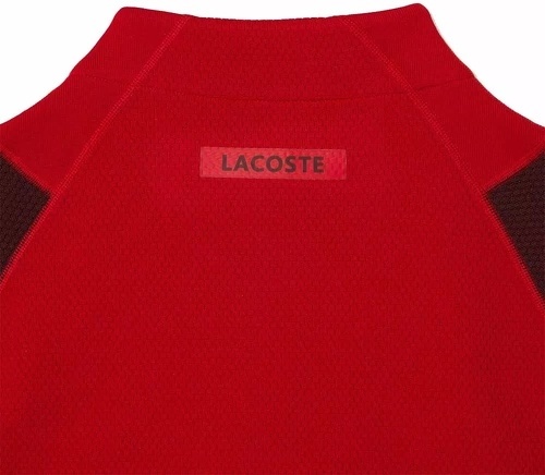 LACOSTE-Veste zippée Lacoste Tennis Novak Djokovic Rouge / Bordeaux-3