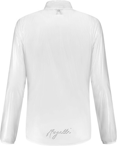 Rogelli-Veste Velo Manches Longues Pluie Vent Emergency - Femme - Blanc-1