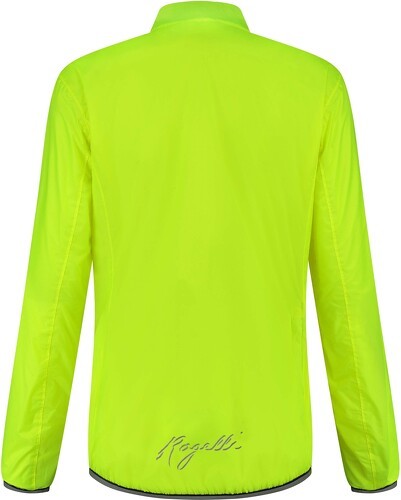 Rogelli-Veste Velo Manches Longues Pluie Vent Essential - Femme - Jaune-1