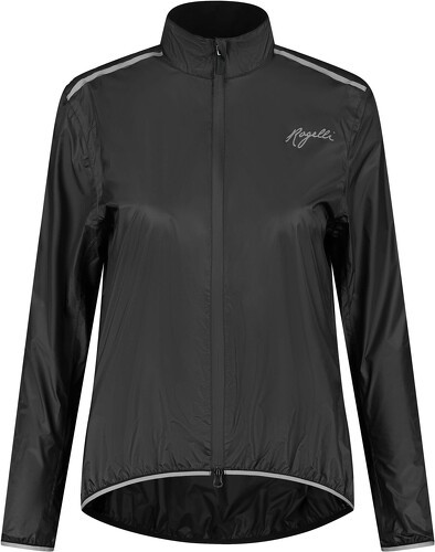 Rogelli-Veste Velo Manches Longues Pluie Vent Essential - Femme - Noir-0