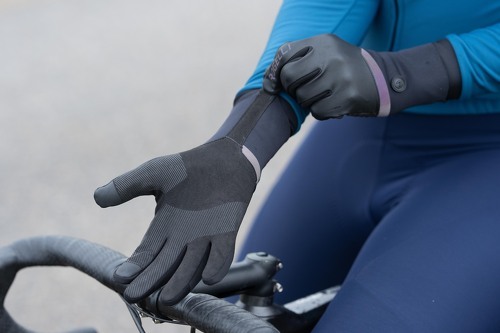 Rogelli-Gants de vélo Hiver -  Hommes Femmes - Noir - Rogelli Distance-2