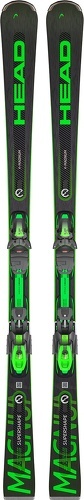 HEAD-Pack Ski Head Supershape E-magnum + Fixations  Prd 12 Gw Vert Homme-0