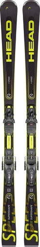 HEAD-Pack Ski Head Supershape E-speed + Fixations Prd 12 Gw Jaune Homme-image-1