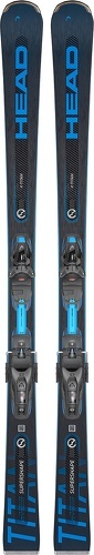 HEAD-Pack Ski Head Supershape E-titan + Fixations Prw Pr 11 Gw Bleu Homme-0