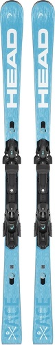 HEAD-Pack Ski Head Wc Rebels E-race Pro + Fixations Ff St 16w Bleu Homme-image-1