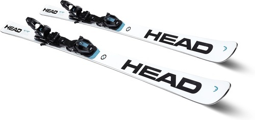 HEAD-Pack Ski Head Wcr E.gs Rebel Team Sw + Fixations Ff 11 Race Blanc Garçon-1