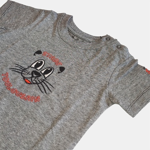 STADE TOULOUSAIN-T-shirt gris manches courtes pour bébé Stade Toulousain Cute-2