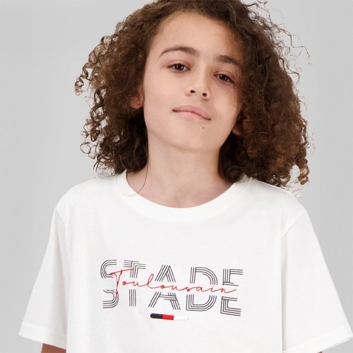 STADE TOULOUSAIN-T-shirt Sled blanc pour enfant Stade Toulousain-2