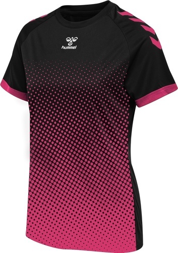 HUMMEL-Maillot Hummel Graphic Femmes noir/rose-image-1