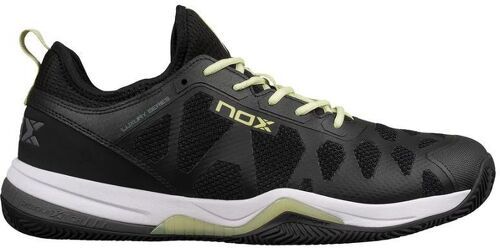 Nox-CHAUSSURES DE PADEL NOX NERBO noir/citron vert 2024/25-image-1