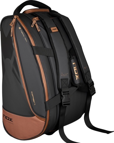 Nox-Nox Luxury Open Series Padelbag Black Brown-3