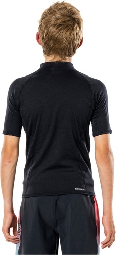 RIP CURL-Rip Curl Enfants Top à Manches Courtes Thermopro - Black-2