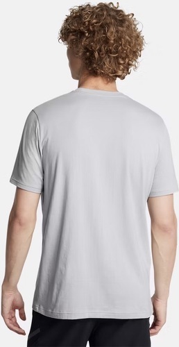 UNDER ARMOUR-T-shirt Under Armour Sliced Wordmark pour homme gris-3