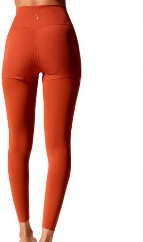 NIKE-Legging 7/8 Terracotta Femme Nike Luxe Layered-1