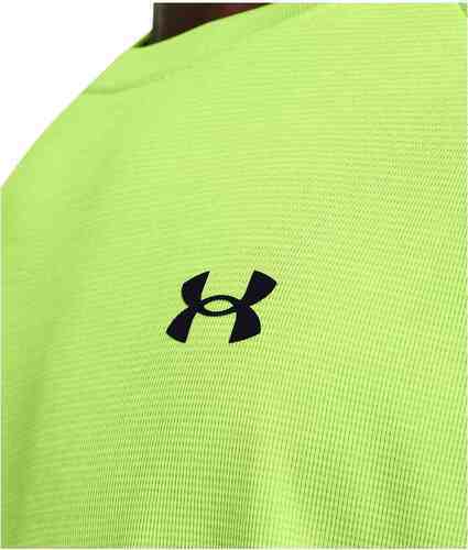 UNDER ARMOUR-T-shirt Tech Textured Morph Green/Black-2