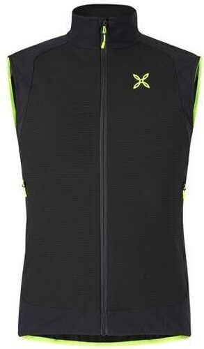 Montura-Premium Wind Vest uomo XL Premium wind vest nero/giallo fluo-image-1