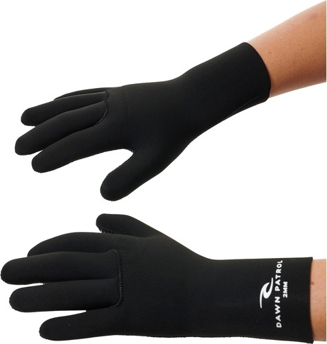 RIP CURL-Rip Curl Enfants Dawn Patrol 2mm Gants - Black-1