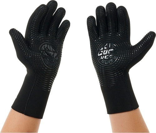 RIP CURL-Rip Curl Enfants Dawn Patrol 2mm Gants - Black-2