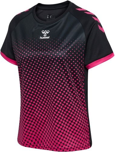 HUMMEL-Maillot Hummel Graphic Femmes noir/rose-2