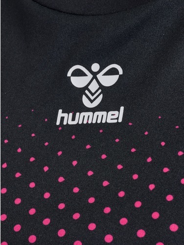 HUMMEL-Maillot Hummel Graphic Femmes noir/rose-3