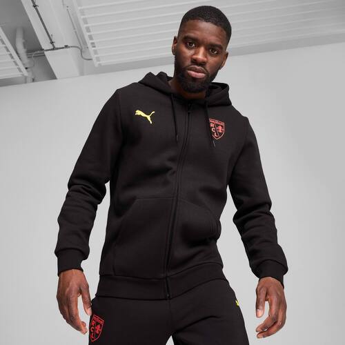 PUMA-Sweatshirt à capuche zippé RC Lens ESS FL 2024/25-1