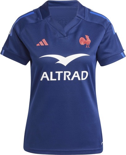 adidas-Maillot Replica Domicile femme XV de France 2024/25-0