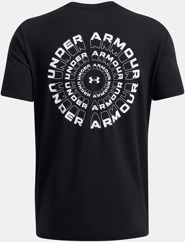 UNDER ARMOUR-T-shirt Under Armour pour homme motif radial UA Wordmark noir-1