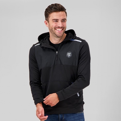 STADE TOULOUSAIN-Sweat Adulte Demi zip Stade Toulousain Hoodie Icible-2