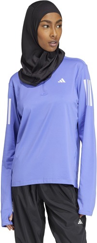 adidas-Own The Run Half-Zip Long Sleeve-1