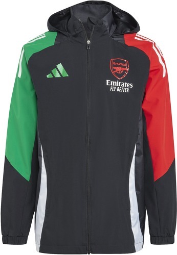 adidas-Veste de survêtement à capuche Arsenal Tiro 2024/25-0